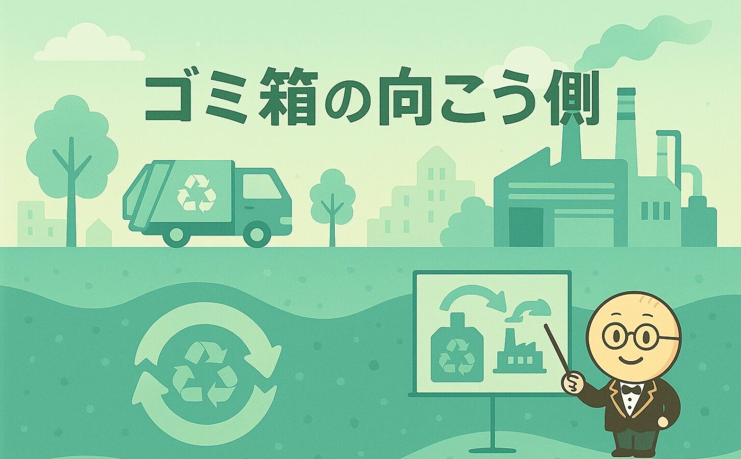 ゴミ箱の向こう側