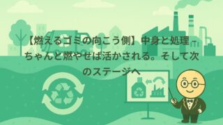 【燃えるゴミの向こう側】中身と処理 – ちゃんと燃やせば活かされる。そして次のステージへ