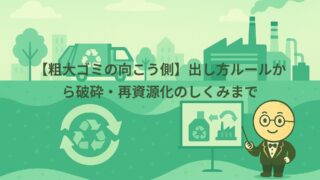 【粗大ゴミの向こう側】出し方ルールから破砕・再資源化のしくみまで
