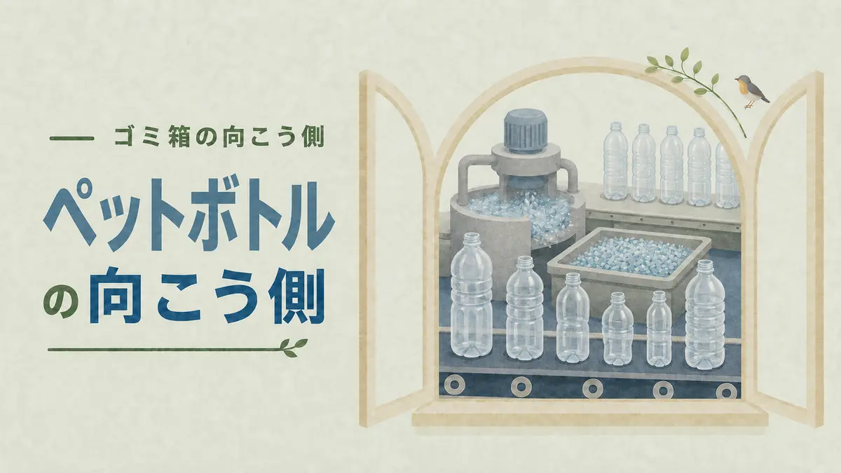 【ペットボトルの向こう側】回収されたPETは何になる？ボトルtoボトルと資源循環