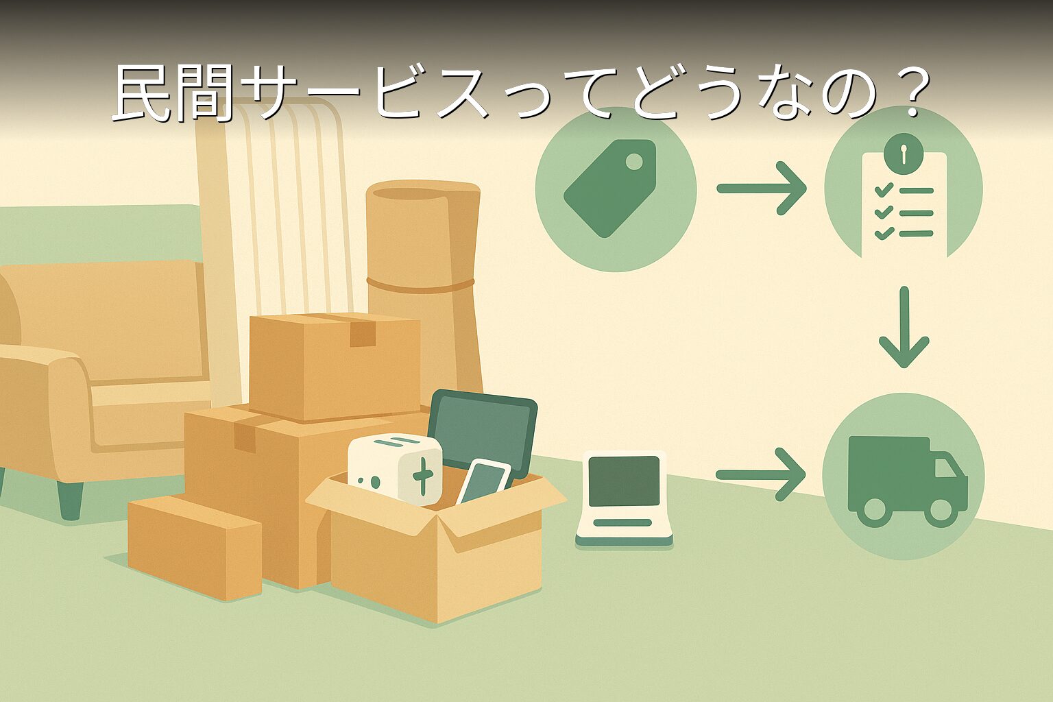 【コラム】民間サービスってどうなの？ー簡単に捨てたい時にー