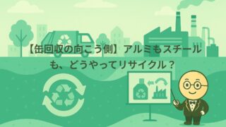 【缶回収の向こう側】アルミもスチールも、どうやってリサイクル？