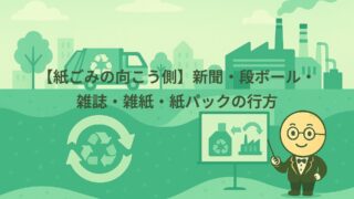 【紙ごみの向こう側】新聞・段ボール・雑誌・雑紙・紙パックの行方
