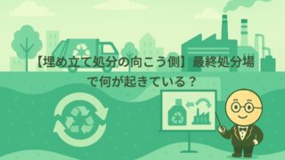 【埋め立て処分の向こう側】最終処分場ってどんなところ？