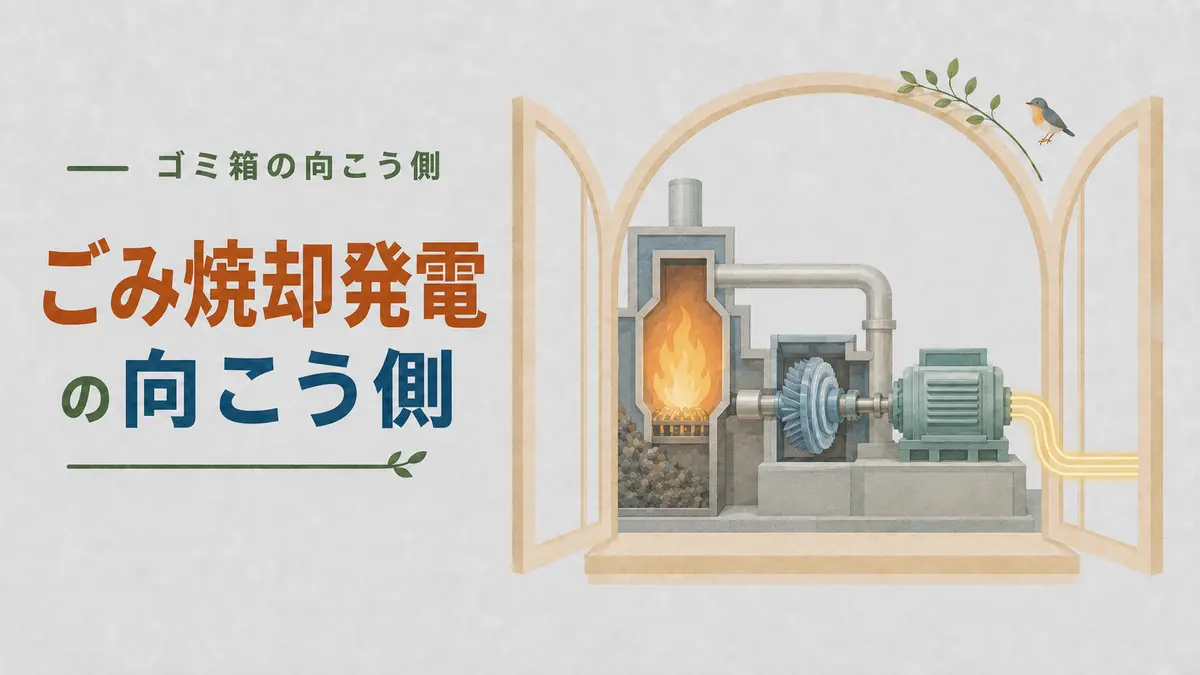 【ごみ焼却発電の向こう側】ごみが電気になる？ごみだからこその難しさと技術