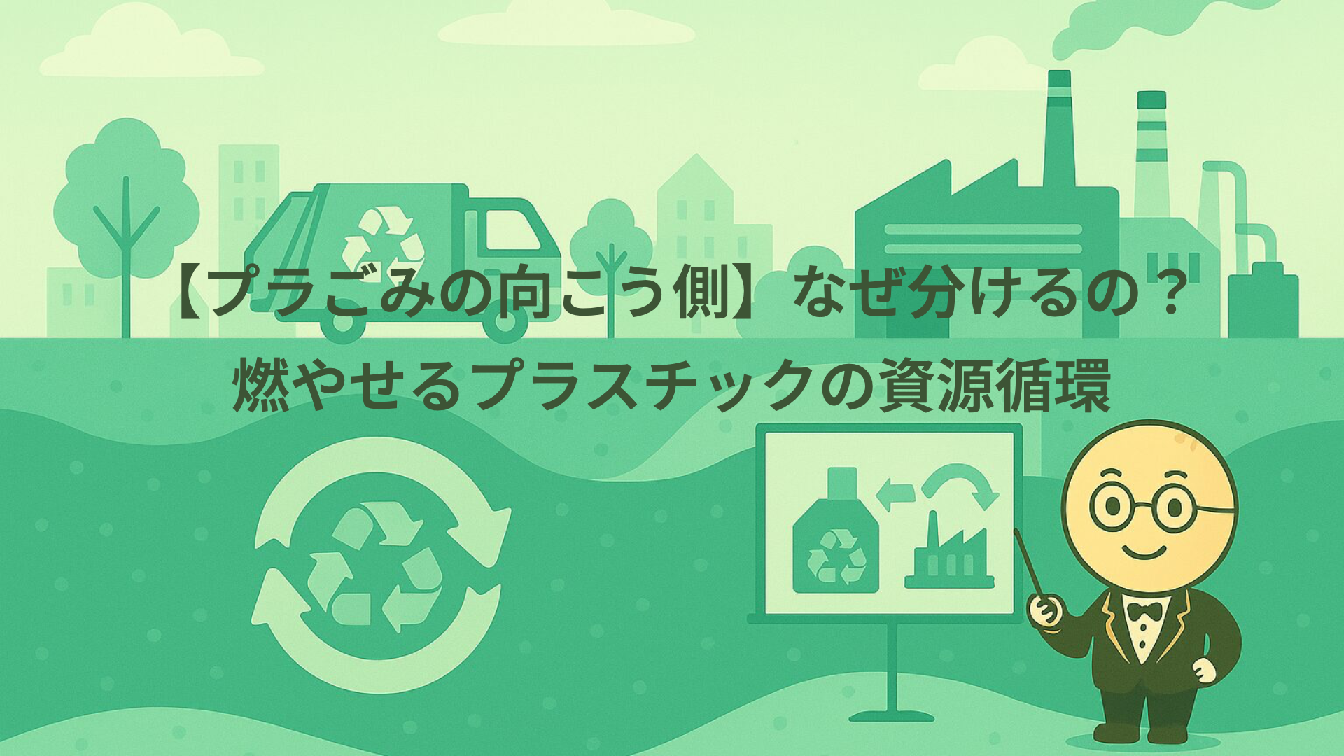 【プラごみの向こう側】なぜ分けるの？燃やせるプラスチックの資源循環