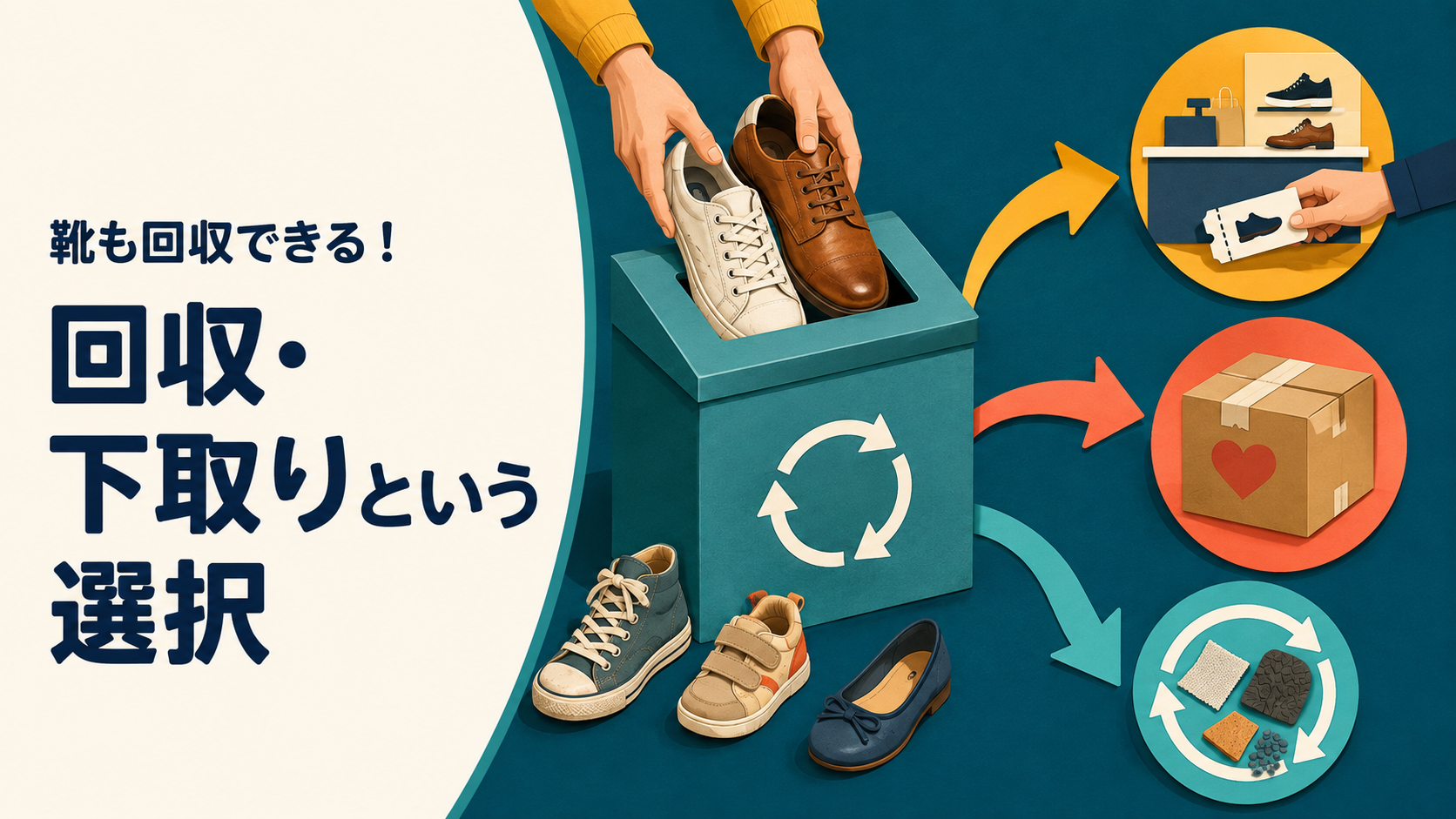 【Choice靴の回収】もう履かない靴を、回収・下取りへつなぐ選択